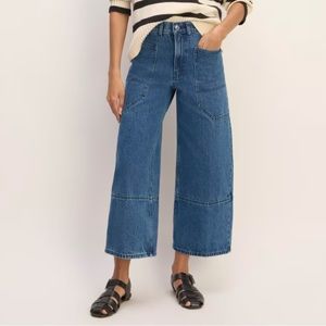 Everlane Gardener Cropped Jean Wide Leg 29 EUC